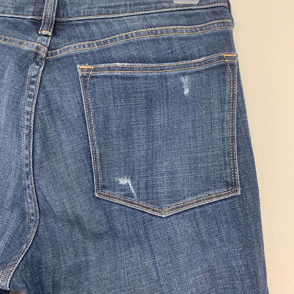 J Crew Stretch Distressed Ripped Jeans - Picture 5 of 8